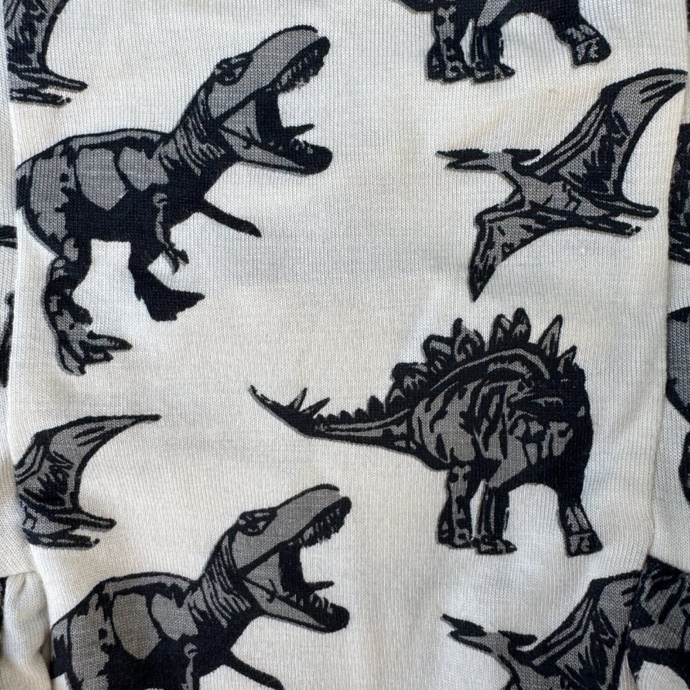 Kate Quinn Tiered Bubble Romper | Dino Print, Tie Straps | 18–24M | NWT - Picture 3 of 4